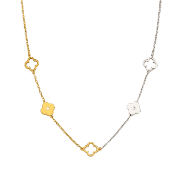 Trèfle – Lucky Clover Necklace in Gold or Silver Stainless Steel